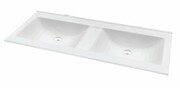 Vayer Citizen Aries 120x51cm umywalka podwójna blatowa