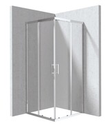 Deante Funkia Evo kabina prysznicowa kwadratowa 80x80cm Chrom KYC_0088P