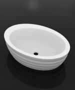 Vayer Bumerang 60x43cm Umywalka owalna nablatowa