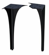 Oristo nogi do szafki Louis 62 przednie czarny połysk OR50-A-NOF-62-7