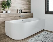 Riho Desire Corner wanna narożna z hydromasażem Riho Fall napełnianie przez przelew Sparkle Mood lewa 180x84cm B088009005