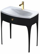 Oristo Louis szafka z umywalką 81x87x47 czarna OR50-SD1S-82-7+UME-LU-82-92