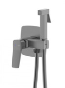 KFA MALAGA GUN METAL GREY bateria bidetowa podtynkowa grafit szczotkowany 4529-512-61