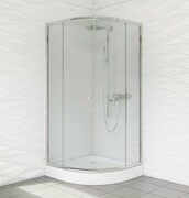 Duso kabina prysznicowa półokrągła 90x90x184cm przejrzyste DS402T