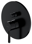 Omnires Y bateria natryskowa-wannowa z przełącznikiem element natynkowy czarny półmat Y1235ROBL