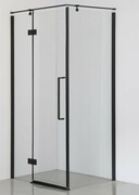 Sea Horse Fresh Line Black kabina prostokątna 100x80 cm lewa przejrzyste BK248T08/10KL