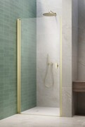 Radaway Nes Brushed Light Gold Dwj I Drzwi wnękowe 100cm lewe szczotkowane jasne złoto szkło przejrzyste 10026100-98-01L