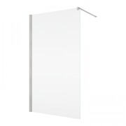 Ronal ANNEA ANTW1 Ścianka wolnostojąca Walk-in 80x200 cm z profilem przyściennym nikiel szczotkowany ANT108002507