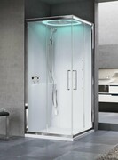 Novellini Eon kabina prostokątna z hydromasażem 100x80 lewa EONA100ST1F-1AK