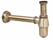 McAlpine Syfon umywalkowy antyczny mosiądz 200AB