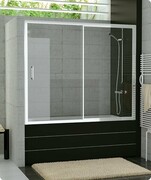 SanSwiss Top-Line TOPB2 Parawan nawannowy 2-częściowy 160cm profil biały TOPB216000407