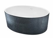 Besco Uniqa Glam Srebrna umywalka nablatowa 32x46x17cm #UMD-U-NGG