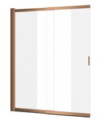 Excellent Liner parawan rozsuwany 110x140 cm miedź szczotkowana KAEX.2960.1100.LP