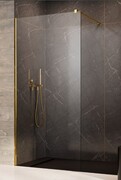 Radaway Modo X Gold II kabina Walk-in 100x200 złoty połysk/przejrzyste 10mm 389304-09-01