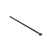 Excellent Vidoq wspornik kabiny walk-in 120 cm do docięcia, czarny mat KAEX.1599.1200.BL