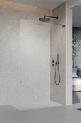 Radaway Modo 8 QL SL Brushed GunMetal II kabina Walk-in 120x200 prawa szczotkowany grafit/szkło przejrzyste 10318120-92-01R