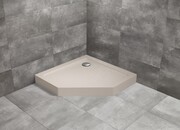 Radaway Doros PT Compact Stone brodzik pięciokątny 80x80 kaszmirowy SDRPT8080-05-84S