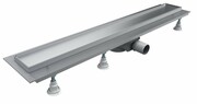 Omnires Lowfix odpływ liniowy z maskownicą do wklejenia płytek 90 cm srebrny LOWFIX90TSL ___ RABAT W KOSZYKU! ___