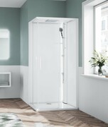 Novellini Glax 1 2.0 kabina standard 80x80 biała G21A89TFL-1UU