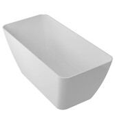 Omnires Parma wanna wolnostojąca 159x70cm biały połysk PARMAWWBP ___ RABAT W KOSZYKU! ___