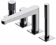 Omnires Contour bateria wannowa 4-otworowa chrom połysk CT8032CR _____ RABAT W KOSZYKU! _____