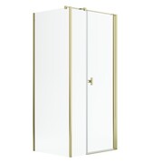 Radaway Nes Gold Kds I kabina 140x90cm prawa złoty połysk 10023140-09-01R/10043090-09-01