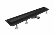 Schedpol Base-Low Black odpływ liniowy z maskownicą Plate 100x8x7cm czarny OLP100/CST-LOW