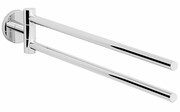 Oltens Gulfoss wieszak na ręcznik 38 cm dwuramienny ruchomy chrom 80104100