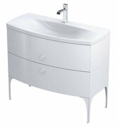 Oristo Louis szafka podumywalkowa wisząca 101x55x47 biały połysk OR50-SD2S-102-1