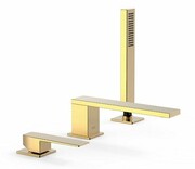 Tres Slim-Tres Bateria wannowa trzyotworowa z słuchawką złota 20216103OR