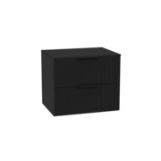 Excellent Tuto 2.0 szafka wisząca 60x50x46,5 cm front ryflowany czarny mat MLEX.2172.K.60.031B.BKBK