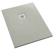Schedpol Kalait Cement Stone brodzik prostokątny + syfon 80x120cm 3.3108/CT/ST-M2
