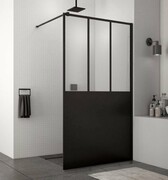 SanSwiss Loft Attic 69 kabina Walk In Easy 90cm profile czarne STR4P0900669