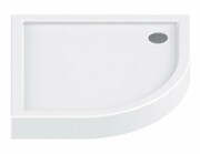 New Trendy Columbus brodzik półokrągły zintegrowany 80x80x14cm B-0316