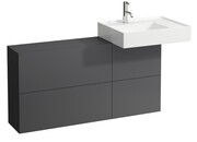 Laufen KARTELL szafka pod umywalkę Slim 120x27cm szary łupek H4082920336421