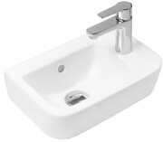 Oltens Vernal umywalka 37x24 cm wisząca prawa z powłoką SmartClean 41505000