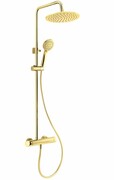 Deante Arnika Gold zestaw prysznicowy natynkowy złoty NAC Z1QK