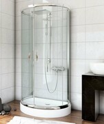 Sea Horse Stylio kabina przyścienna 80x100x190 cm przejrzyste + brodzik BKZ501XT+