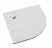 Schedpol Kalait Smooth White brodzik półokrągły 90x90cm 3.3104-M2