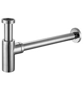 Omnires syfon umywalkowy ozdobny chrom A186CR ___ RABAT W KOSZYKU! ___