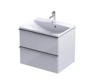 Oristo Etna szafka podumywalkowa wisząca 60x50x45 biały połysk OR52-SD2S-60-1