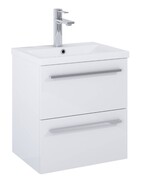 Roca Kwadro zestaw szafka z umywalką Unik 51x39x56 cm biały połysk A852449806