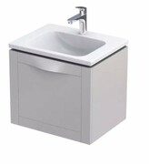 Oristo Skagen szafka podumywalkowa wisząca 59x50x45 piaskowy mat OR49-SD1S-60-10