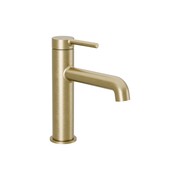 Excellent Delta PI bateria umywalkowa stojąca złoto szczotkowane AREX.1211GB