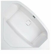 Sanplast Space Line Wanna symetryczna+stelaż+adapter z pokrywką WS-SPACE 140x140+SP, 610-100-0660-01-000