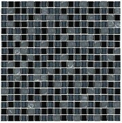 Dunin Aurora mozaika kamień/szkło 30x30 graphite 15 __DARMOWA DOSTAWA OD 1600zł__