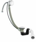 Omnires syfon wannowy automatyczny z napełnianiem chrom TK122-PLUS-3.01+64-SCR ___ RABAT W KOSZYKU! ___