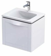 Oristo Skagen szafka podumywalkowa wisząca 59x50x45 biały mat OR49-SD1S-60-2