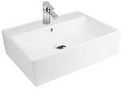 Oltens Hyls umywalka 58x44 cm nablatowa z powłoką SmartClean 41810000