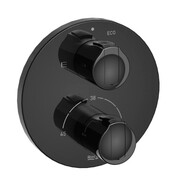 Roca T-1000 bateria wannowo prysznicowa termostatyczna podtynkowa Titanium Black EVERLUX-PVD A5A0D09CN0